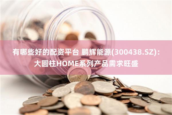 有哪些好的配资平台 鹏辉能源(300438.SZ)：大圆柱HOME系列产品需求旺盛