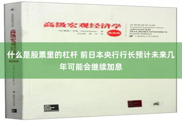 什么是股票里的杠杆 前日本央行行长预计未来几年可能会继续加息